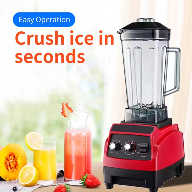 Komerčný mixér 2000W ťažkopádny fixovaný mixér potravín kuchynský smoothie High-Power odšťavovač BPA bez kompletného medi