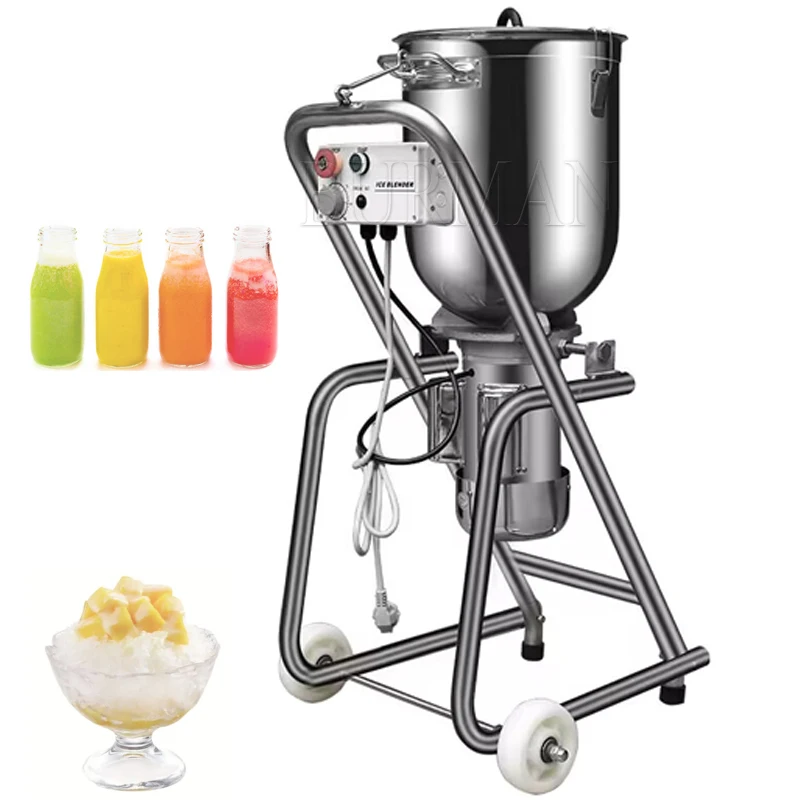 Komerčný ľadový drvič 30L veľkú kapacitu Multifunkčný pieskový stroj Food Breaking Grinder ovocná zelenina