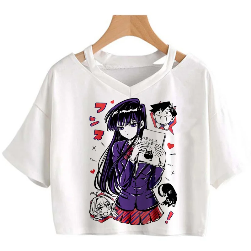 Komi Canday Komunikát o úrode Top Tričko 2022 Vintage Grafické odpaliská Ženy Ulzzang Tirt Tshirt Top Tumblr Streetwear