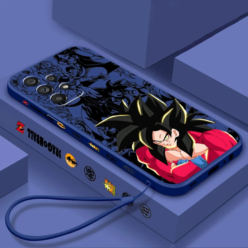Komiks D-Dragon Ball Anime Cool Liquid Left Lany pre Samsung Note 20 10 A54 A31 A14 A03 A22 A34 A04 A24 A25 Ultra plus 5G Funda