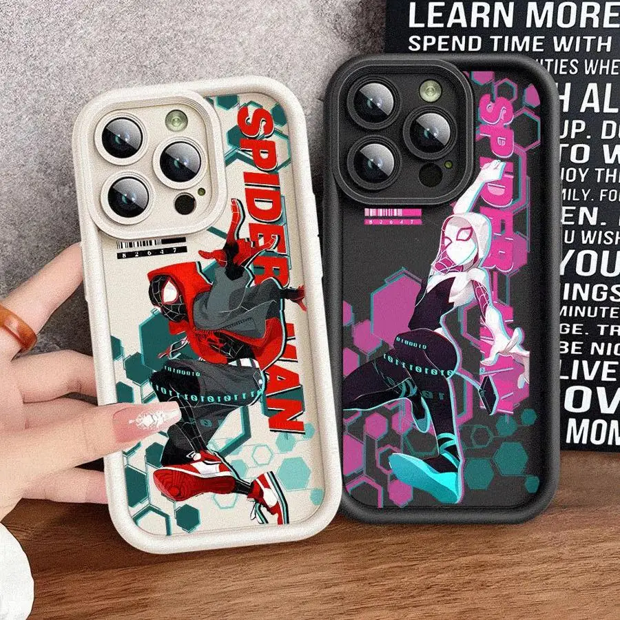Komiks Marvel Spider Man Pase pre Apple iPhone 16 13 15 Pro Max 14 13 Pro 11 12 14Plus 15Plus Soft TPU