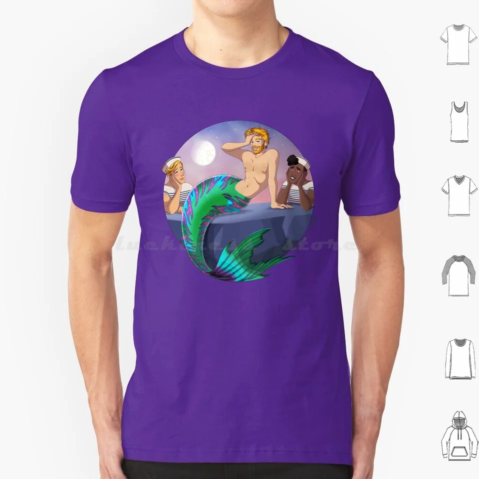 Komisia Mermay 2020: @Redrivermerman T košeľa Men Men Ženy deti 6xl Merman Merman Mermaid Sailor Sailors Love Pride