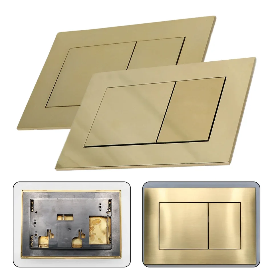 Kompaktné pre TECE Dual Flush Plate Space Setraing To W toalet Flushing Robustný plastový stav