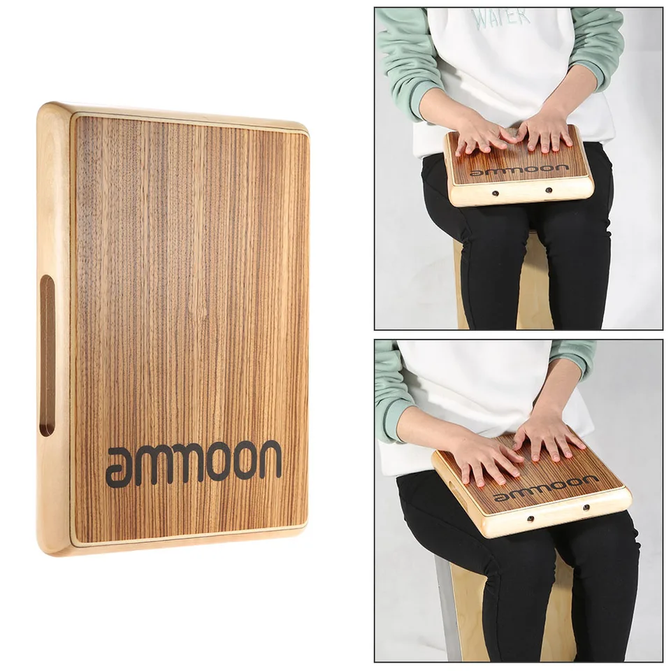 Kompaktný cestovný cajon s plochým ručným bubnom Persussion Instrument pre bubnové doplnky hudobné bubny hudobné nástroje