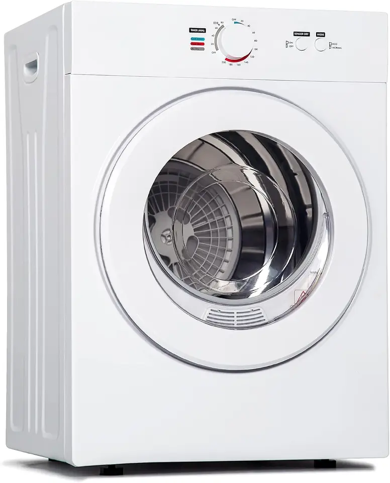 Kompaktný sušič 1,8 cu. ft. Prenosné sušičky oblečenia s výfukovým potrubím s vložkou z nehrdzavejúcej ocele Štyri funkcie malý stroj na sušič