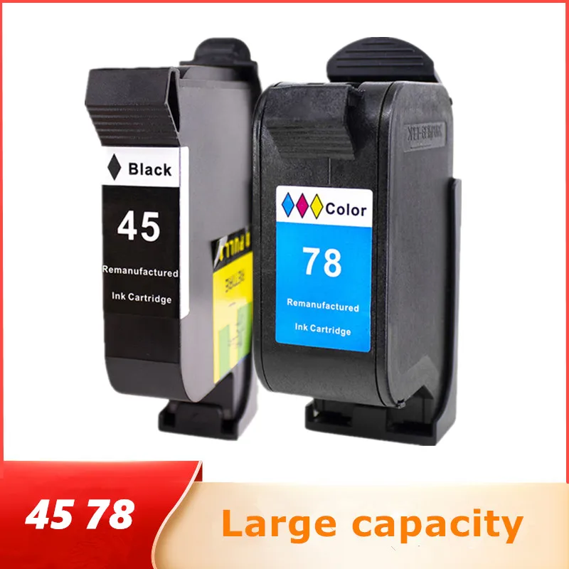 Kompatibilné atramentové kazety pre HP45 pre HP78 pre HP 45 78 Deskjet 1220C 3820 3822 6122 6127 930C 932C 940C 950C TLAČ
