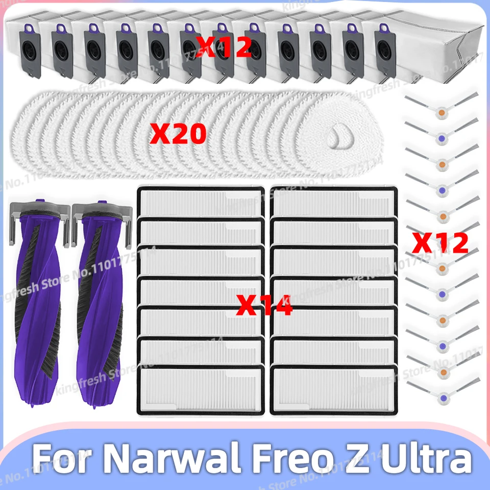 Kompatibilné pre Narwal freo Z Ultra vákuum diely Hlavný valčekový kefový kryt Hepa Filter