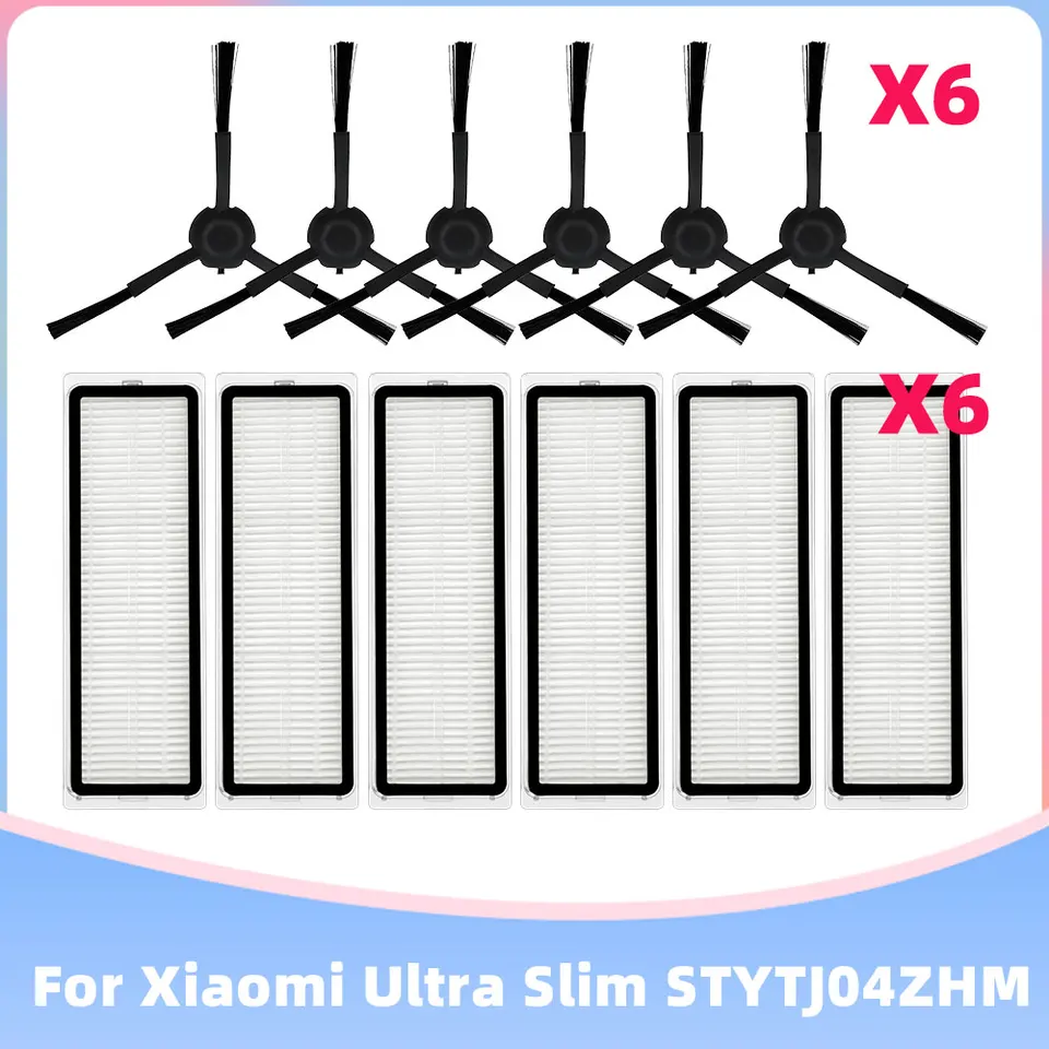 Kompatibilné pre Xiaomi Mijia robot vákuum mop ultra tenký štýl Stytj04zhm Side Spin Brush Hepa Filter Accessories náhradné diely