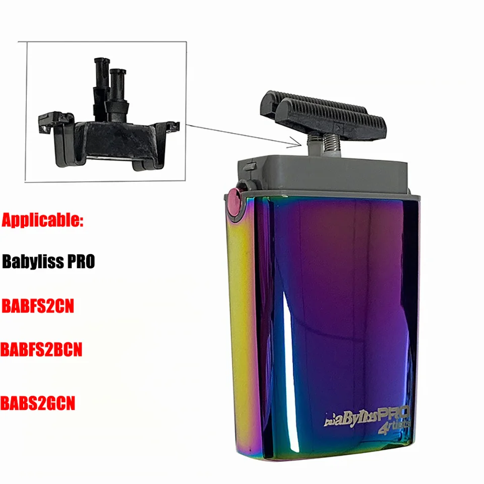 Kompatibilné s Babyliss Pro Professional Shaver Babfs2cn/BabfS2BCN/Babs2GCN Accessories Swing Head Whitener Witener Pár