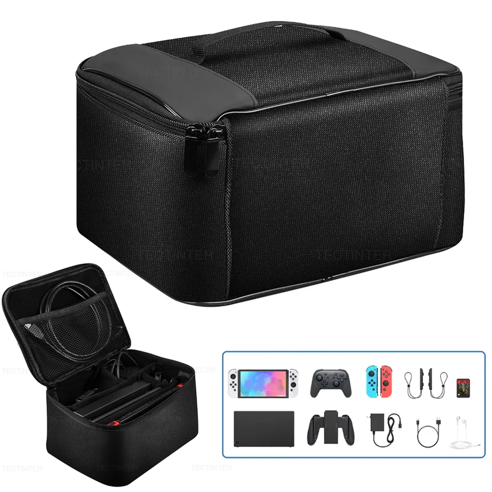 Kompatibilné s Nintendo Switch/OLED Prenosné prenosné prepravné puzdro Storage Bag Veľký kufor pre prepínač herné príslušenstvo