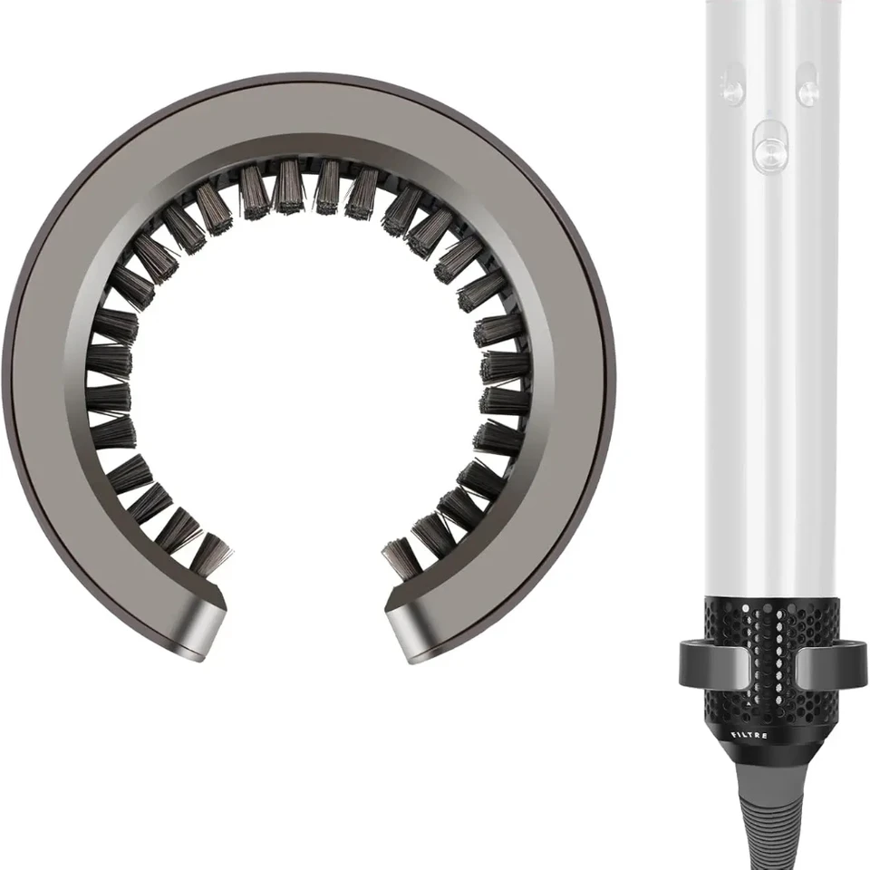 Kompatibilný na čistenie filtra Kompatibilný so stylerom Airwrap Styler HS01, Upevnenie kefy na čistenie filtra pre fúkanie vlasov Dyson