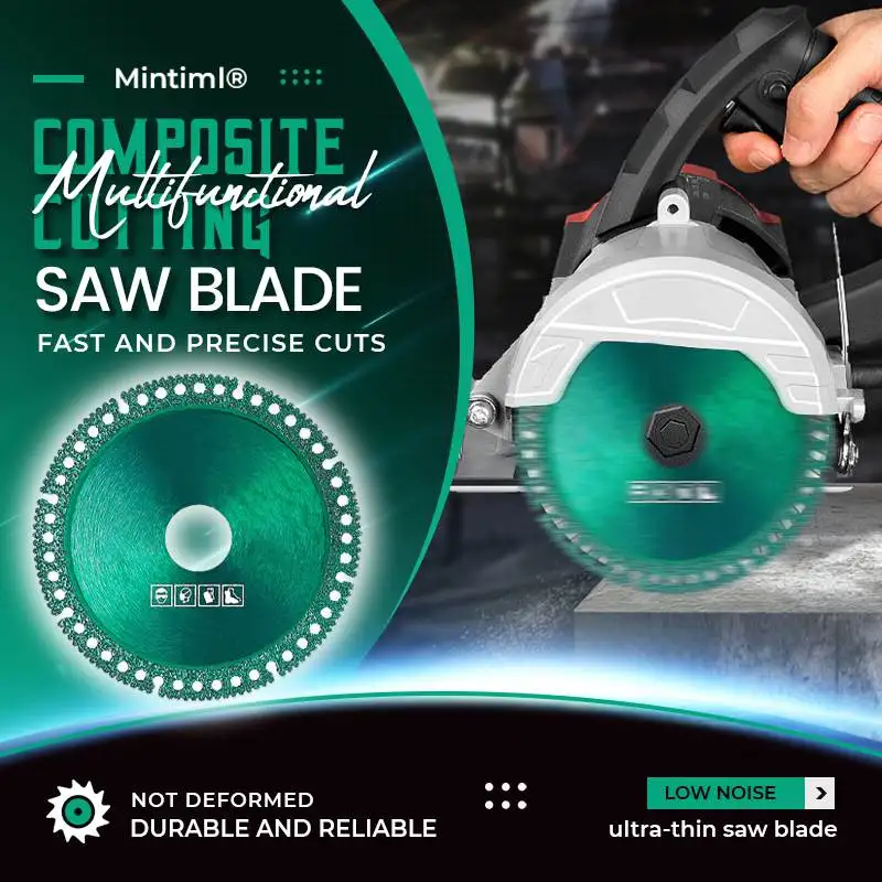 Kompozitná multifunkčná rezanie píly píla 100 mm ultra tenká píla Blade Ceramic Dail Disk Disk pre uhlové mlynčeky Nástroje