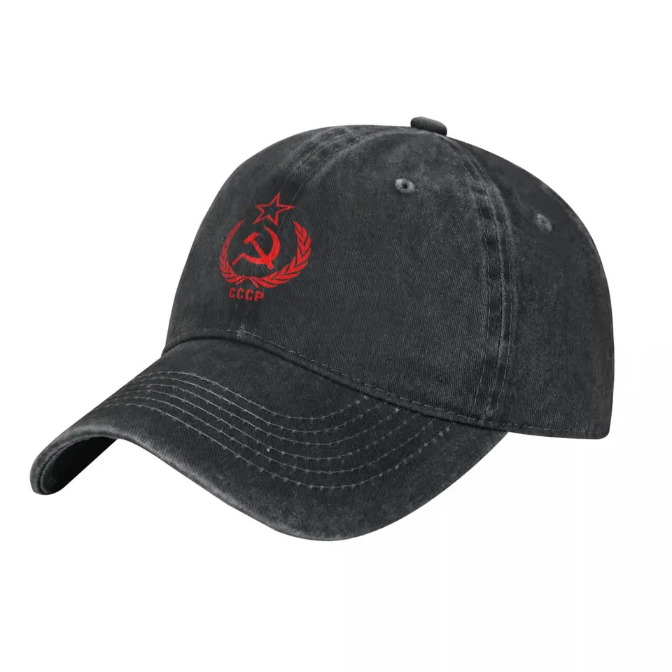 Komunista Stalin Baseball Cap Red CCCP Streetwear muži pre dospelých hip hop klobúky ochrana pred slnkom