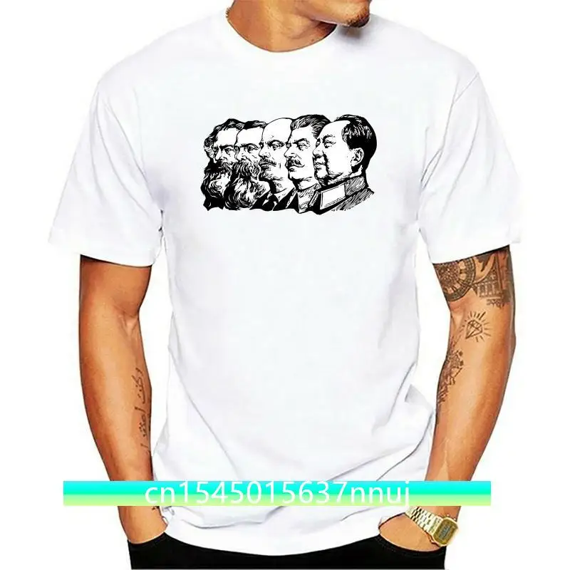 Komunistické ikony Marx Engels Lenin Stalin Mao Unisex T košeľa Všetky veľkosti