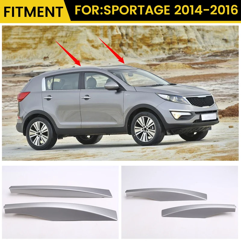 Koncový kryt na koľajnicu vozidla na strechu s obalom 87251-4T001 87252-4T001 87261-4T001 87262-4T001 pre KIA Sportage 2014-2016