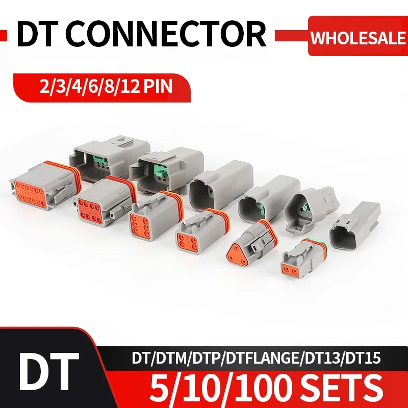 Konektor deutsch dt/dtm/dtp/dt15/dt13 konektor príruba Muž DT06-2S