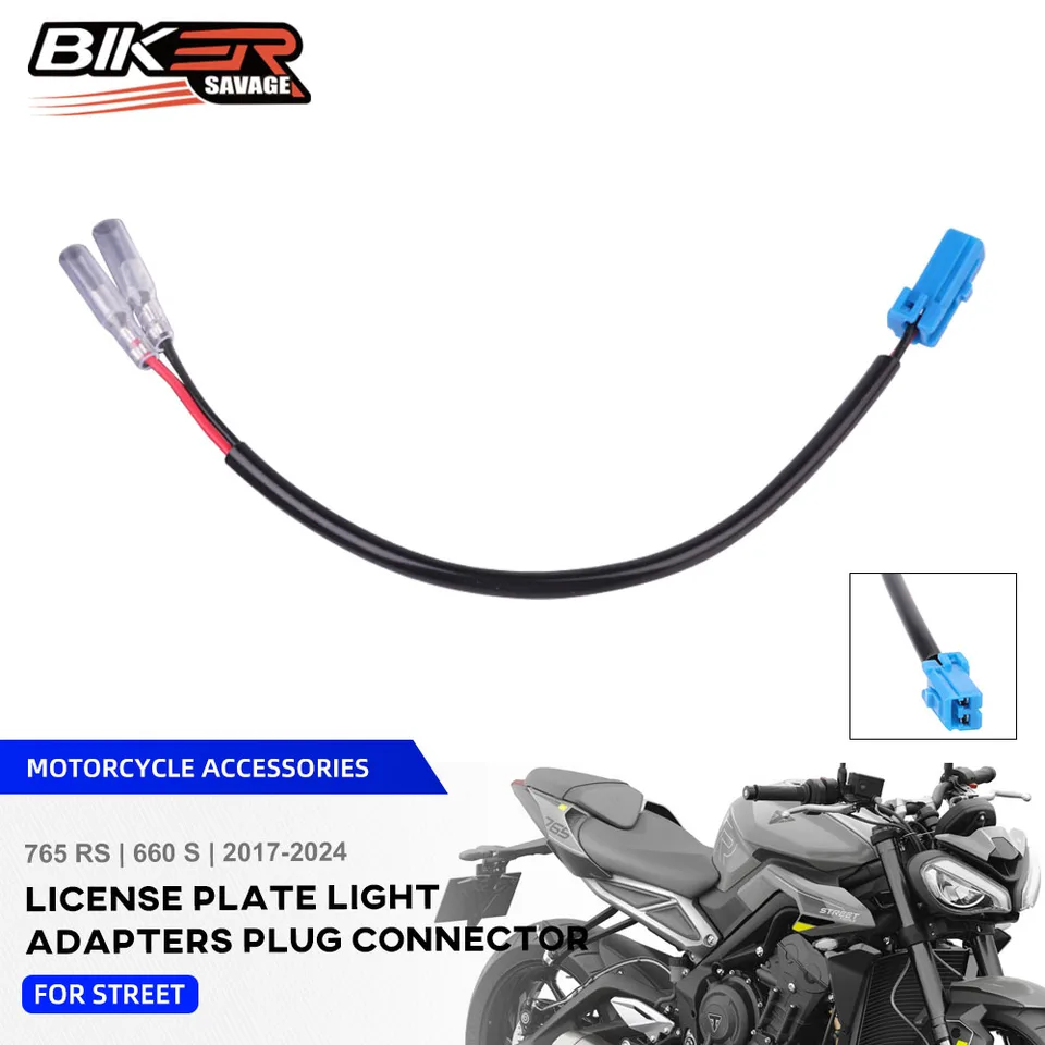 Konektor konektora adaptéra Light Cable Adapter pre ulicu Triple 765 RS R/S 660 S Motorcycle Adapters