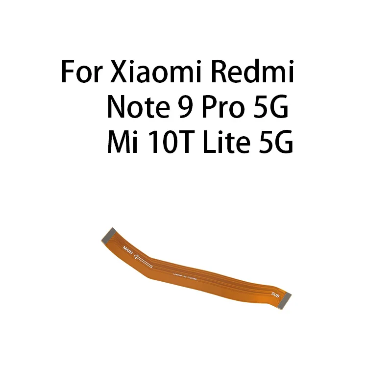 Konektor základnej dosky hlavnej dosky LCD Flex kábel pre Xiaomi Redmi Poznámka 9 PRO 5G / MI 10T LITE 5G