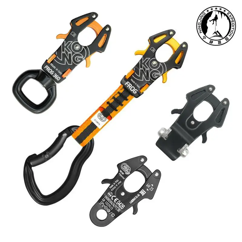 Kong žaba zariadenia horolezectvo a lezenie automatickej kotvy Tiger Buckle Rýchle zavesenie žaba pracky