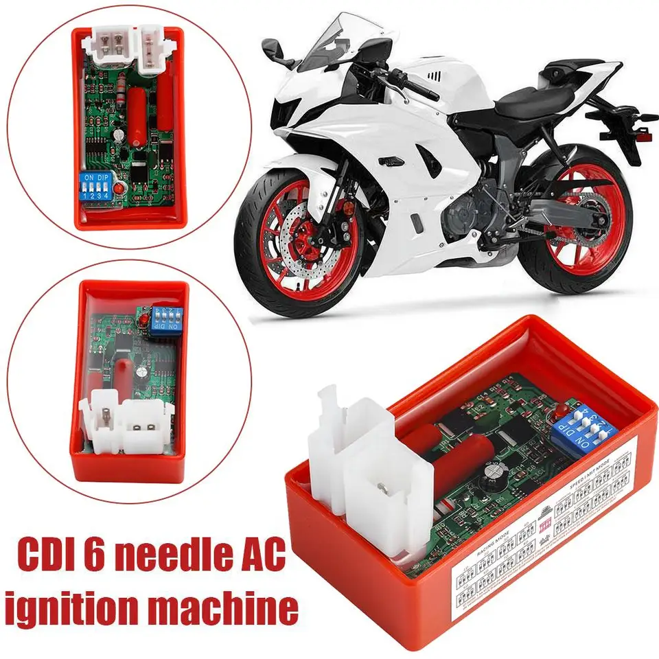 Konkurenčné pretekárske motocykle CDI - CG125/CG150 Racing Dip CDI s programovateľným LGnition Pin Motorcycle CDI AC Switch a Q8J2
