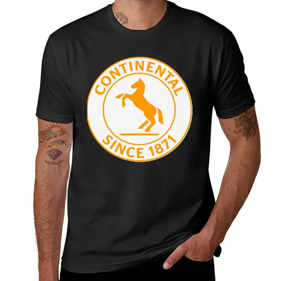 Kontinentálna pneumatika Od roku 1871 Logo klasické tričko Plain Anime Men tričko