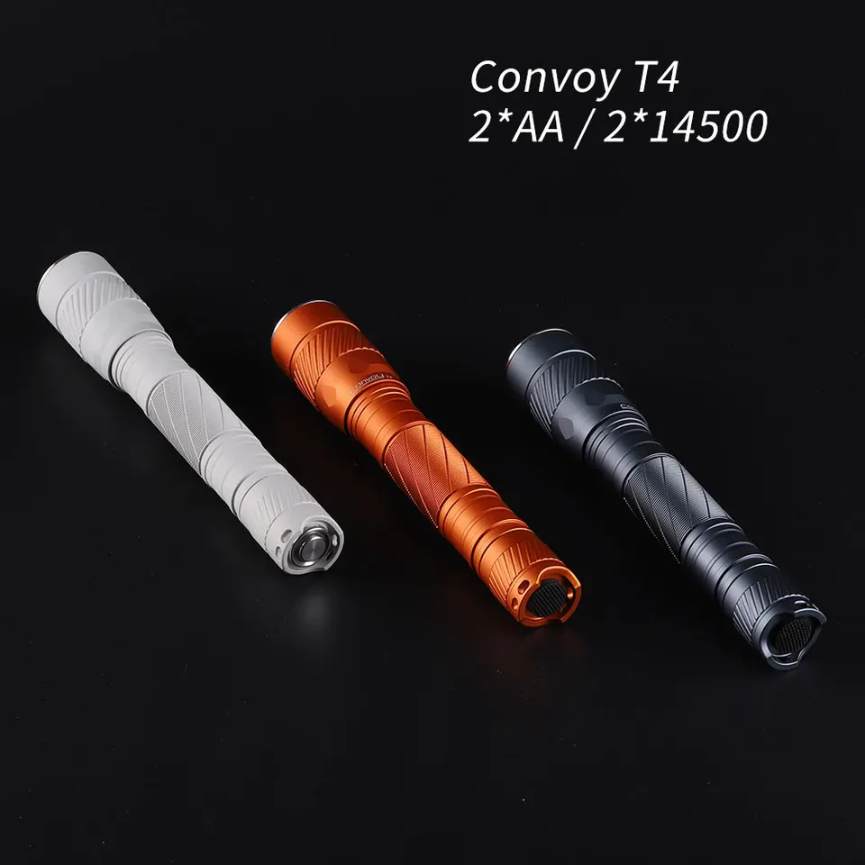 Konvoj T4 SST20 Potreba baterky 2*AA 2*14500 Batéria 13 Skupiny Linterna LED Mini Flash Light Rybolov Lanterna Latarka