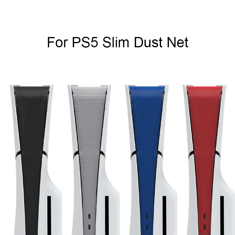 Konzola Hostiteľ stredné prúžky prachový kryt Flexibilné ochrany zo sieťoviny Čet je vhodné pre PS5Slim DustodoPodpusted Foin Heatsink Barrier kryt
