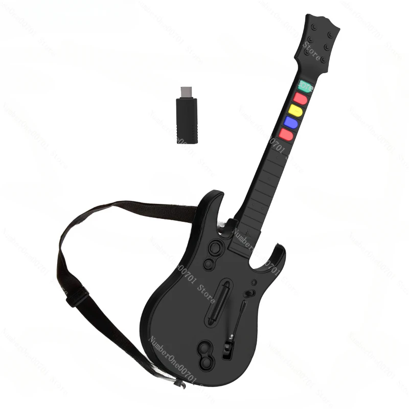 Konzola Rock Band Remote Guitar Handle Console, Gamepad, 5key pre PC, PS3, Guitar Hero Game, Wireless Gaming Controller, 2.4G
