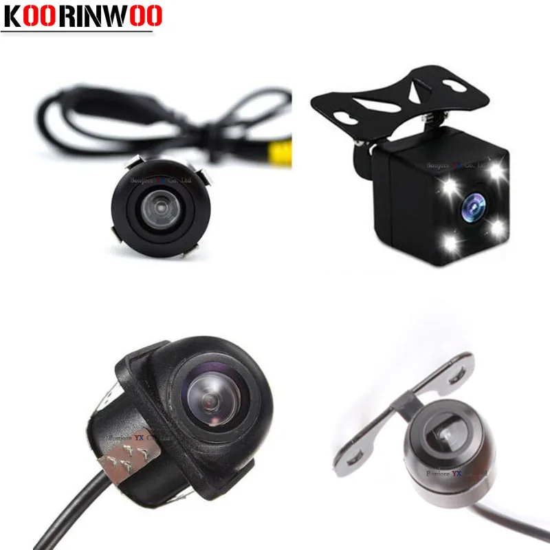 Koorinwoo Universal CCD auto Zadný výhľad kamery / predná kamera nočné videnie nepremokavá záložná parkovacia pomoc pri spätnom kameňa