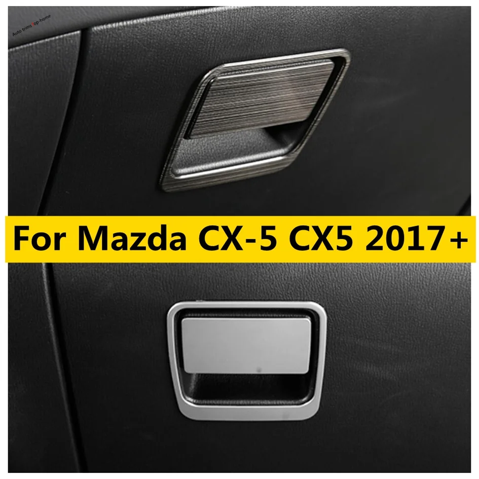 Kopilot Copilot Copilot Copilot Storage Box Rukoväť rukoväte nálepky na kryt krytu krytu pre Mazda CX-5 CX5 2017-2024 Príslušenstvo