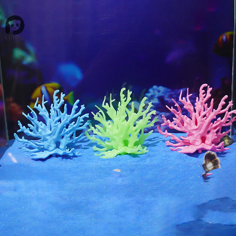 Koralské umelé dekorácie akváriu Aquarium Artificial PVC Rastliny koralové ozdoby akvárium krajina akvárium