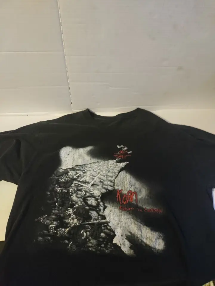 Korn Äúfollow the Leader äù Vintage T košeľ