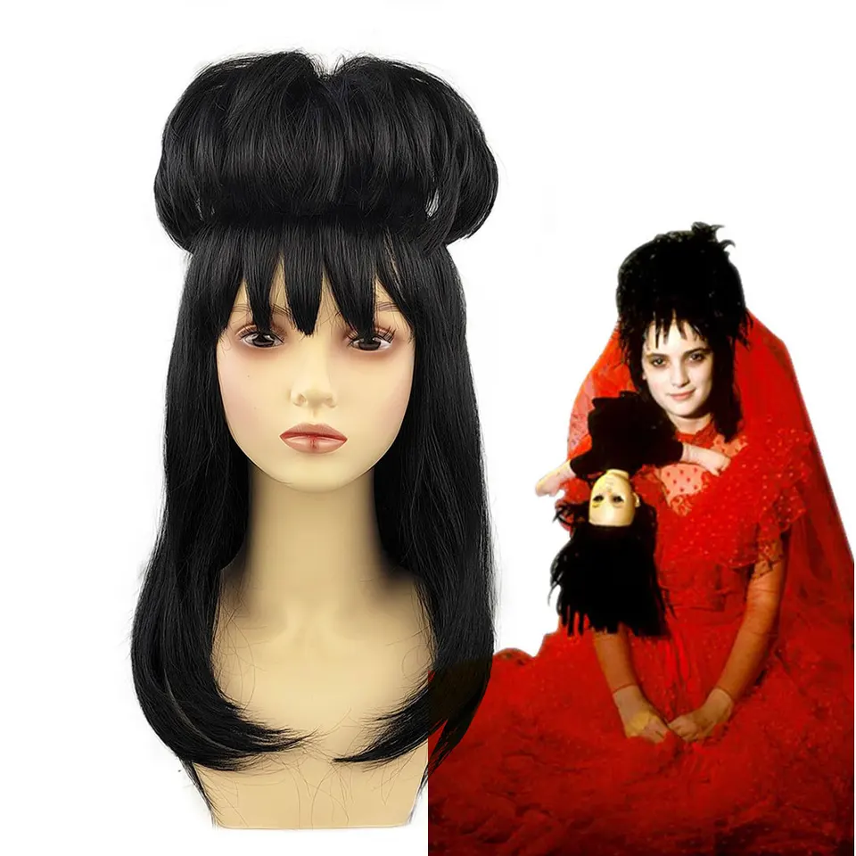 Kostým hra Lydia Deetz Masguise parochňa Girls Cosplay Halloween Beetljuice Movie rol