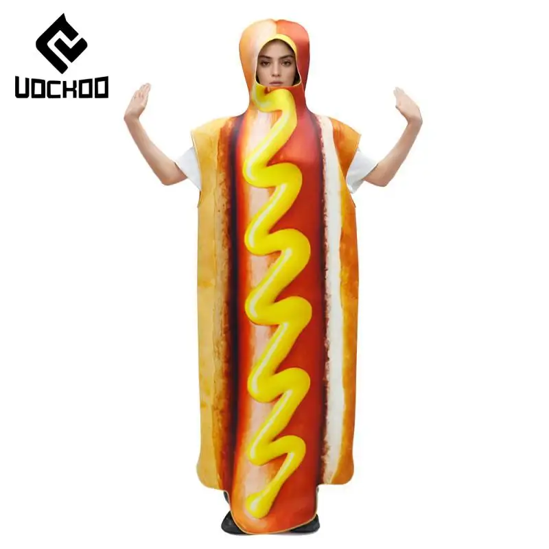 Kostým v rožku pre dospelých Delicious Food Cosplay Bodysuit Funny Stage Costumes Carnival Party Outfit Novinka Unisex Clothing