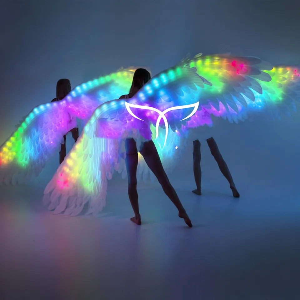 Kostýmový bar nočný klub komerčný výkon aktivita LED Dream Soft Wings Gogo Show Otvorenie