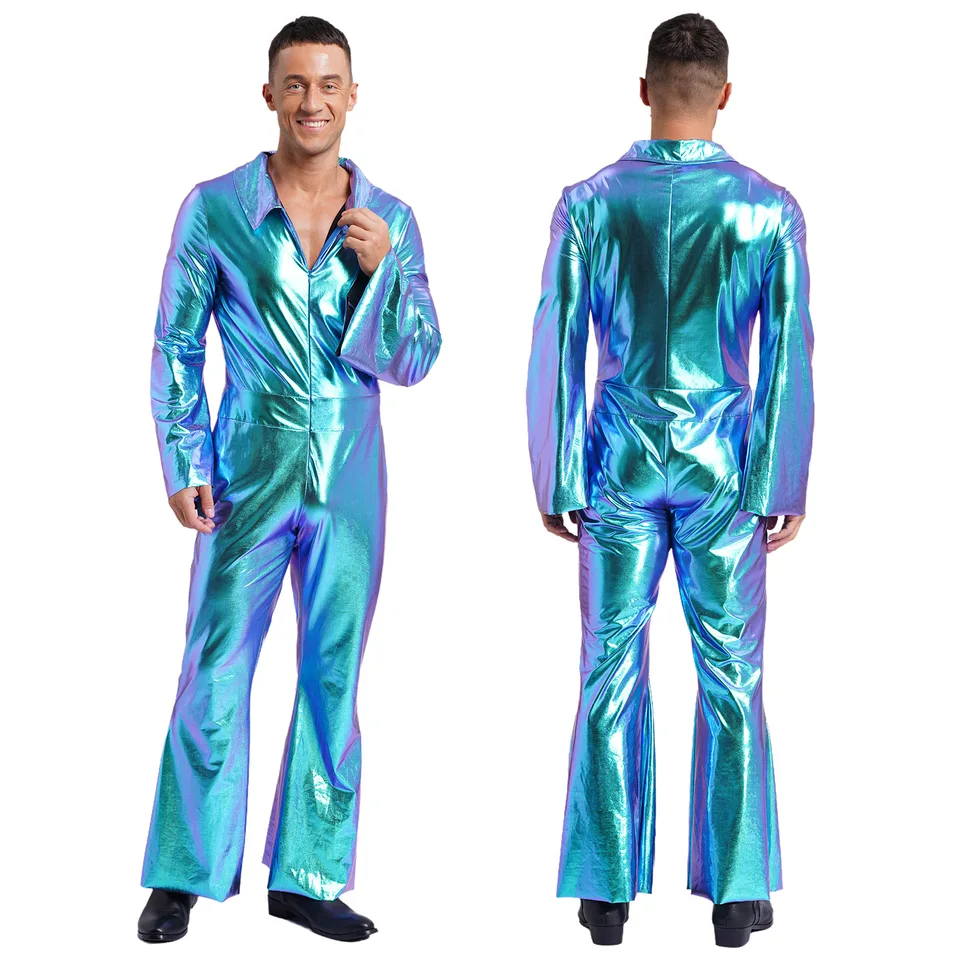 Kostýmy disco kombinézy pre ženy pre ženy retro disco hippie hudobný festival Cosplay kostýmy Halloween Jazz Party Disco Hipsplay Cosplay Halloween Jazz Party Fancy Dress