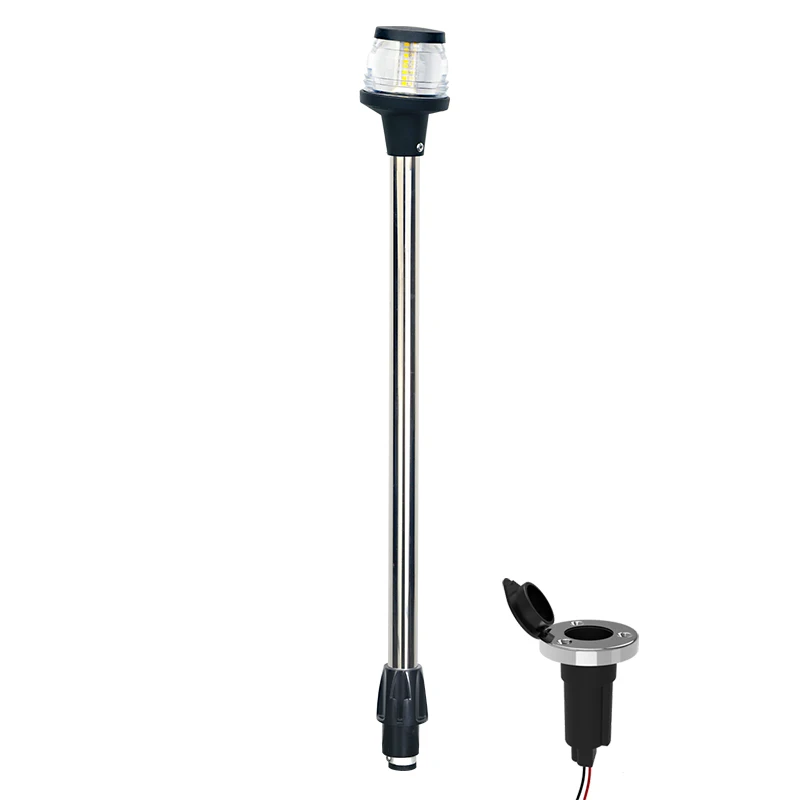 Kotva navigačné svetlo na navigačné svetlo všestranná LED žiarovka 2 Námorná míľa Viditeľnosť Stern Light 600 mm 12 V Anheart Marine Accessories