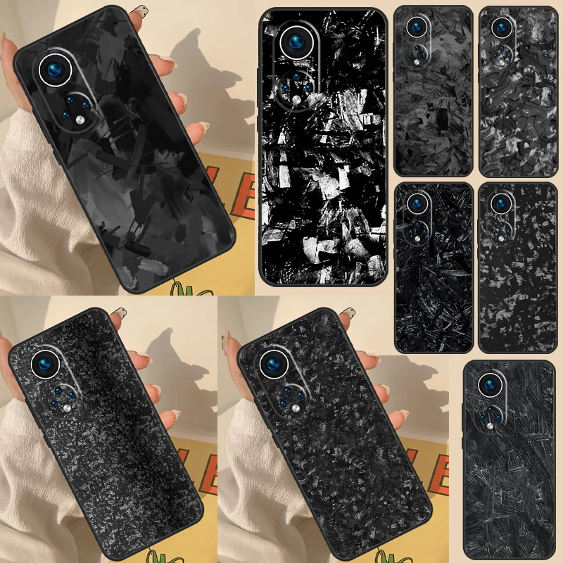 Kované puzdro na uhlíkové vzorce pre Huawei Honor X8A x8 x7 x9A 50 70 90 Magic5 Lite P40 P20 P30 P60 Pro P Smart Cover Cover
