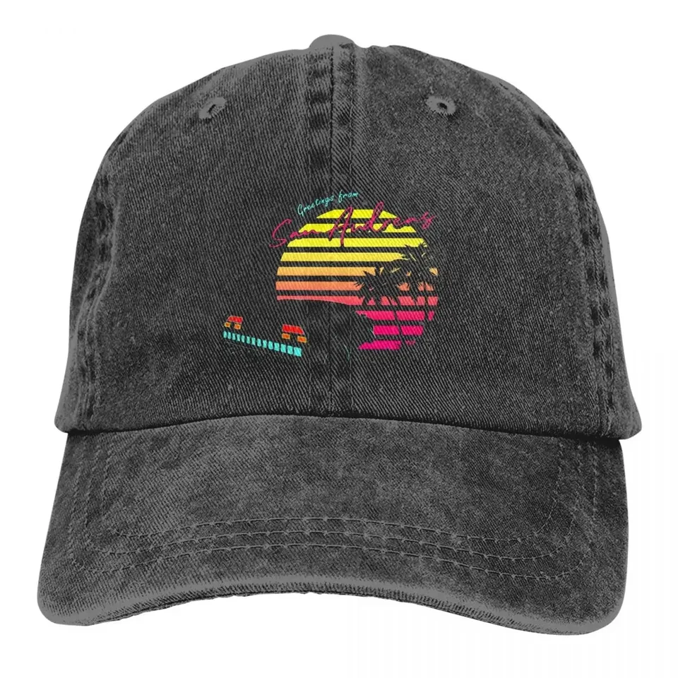 Kovbojské klobúky pozdravy od San Andreas Dámske klobúky Sun Visor Baseball Caps GTA GRA Grand Theft Auto Game Vrchol Trucker Dad Hat