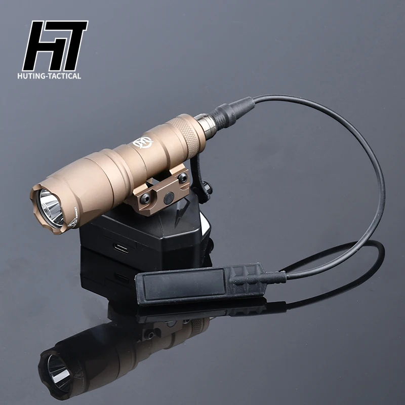 Kovová baterka M300a M300 M600 Surtire Scout Scout Light Airsoft Rifle Gun Accessories Outdoor Hunting Field LED osvetlenie Picatinny