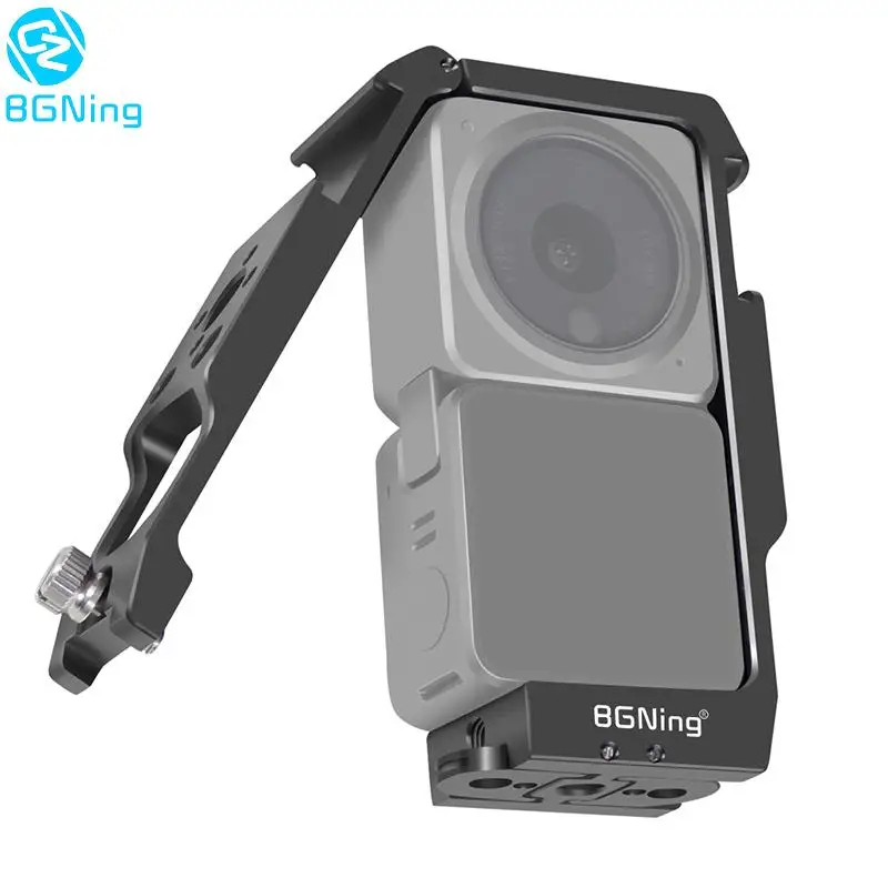 Kovová klietka pre DJI Osmo Action 2 Magnetic Base Expansion s držiakom studenej obuvi 1/4 