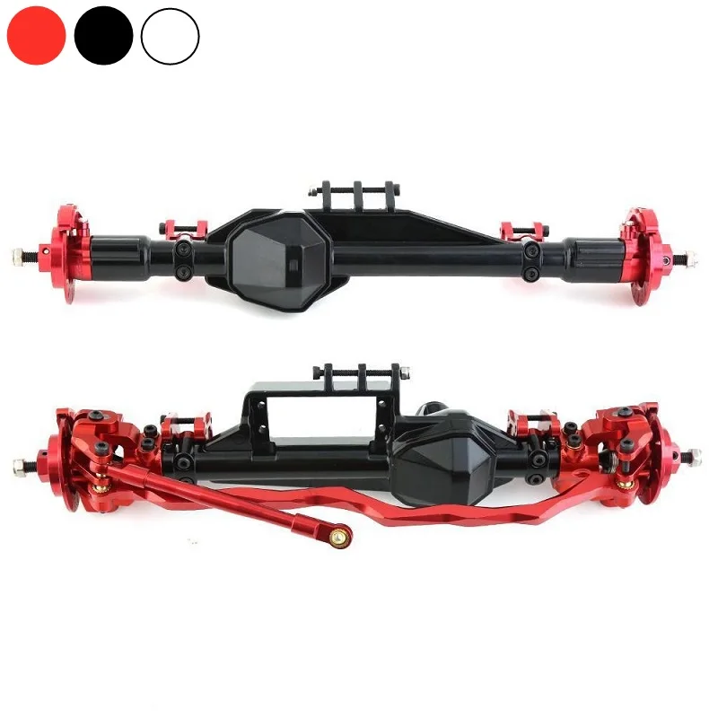 Kovová kompletná predná a zadná nápravy pre axiálne RBX10 Ryft 1/10 RC Crawler Upgrade Parts Accessories