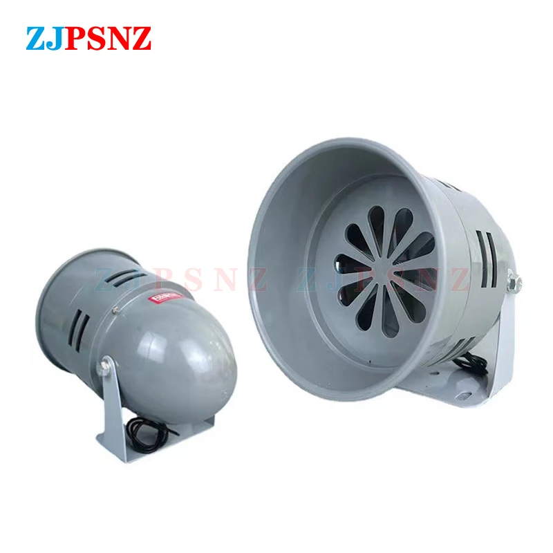 Kovová motorová siréna MS-290 Automotíva Air Raid Siréna roh Rok Priemyselný alarm zvuku Elektrická ochranná stráž siréna DC12V DC24V AC110V AC220V
