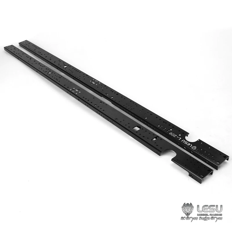 Kovová podvozok koľajnica pre LESU A0009 6*6 Trojcestná 1/14 RC Hydraulický sklápací kamión Diaľkové ovládanie Hračky TH14138-SMT3