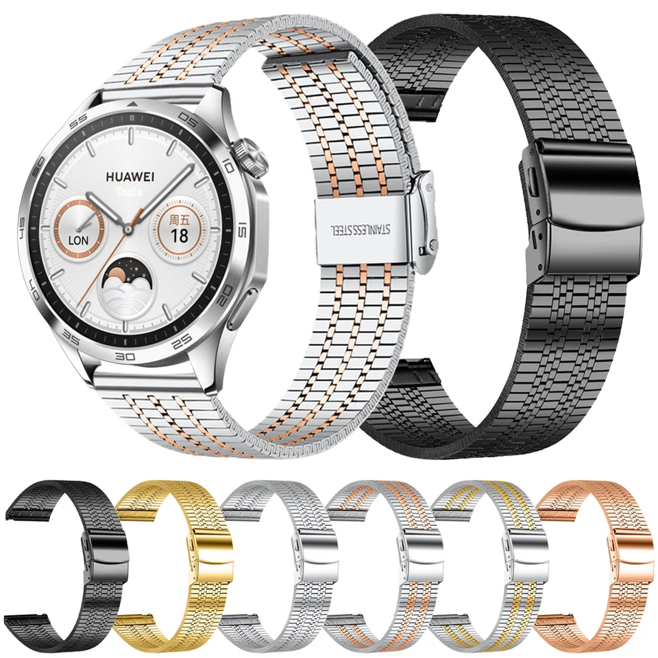 Kovová z nehrdzavejúcej ocele 22 20 mm pás pre Huawei Watch GT 4 46 mm náramok pre Huawei Watch 4 Pro Gt 4 3 2 Buds Ultimate Strap Wrist Wrist