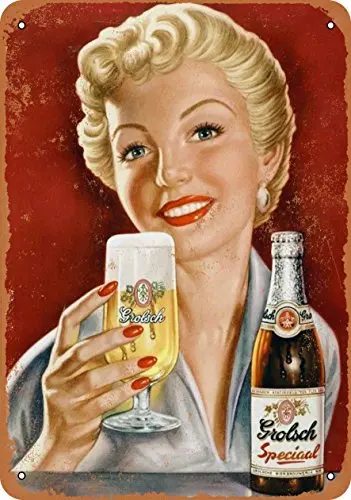 Kovová značka - Grolsch Speciaal Beer - Vintage Look