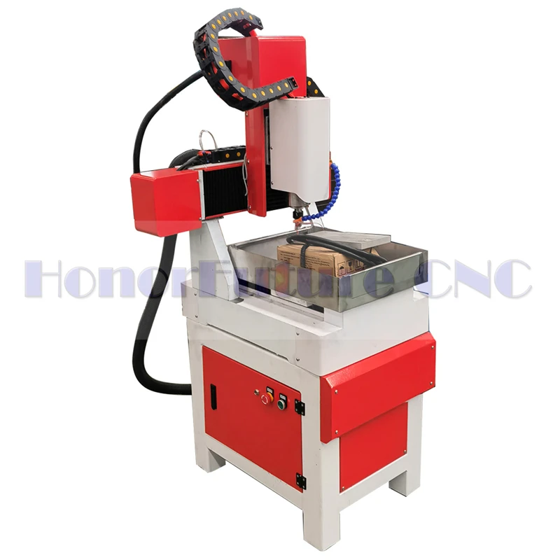 Kovové a nekovové gravírovanie Mini stolné počítače CNC router frézka 4040 400*400 mm pre drevo
