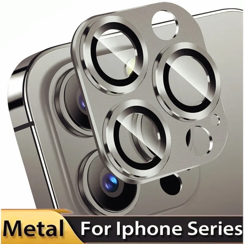 Kovové chrániče šošovky pre kovové fotoaparáty pre iPhone 16 15 14 Pro Max HD Back Lens Protective Film pre iPhone 14Plus 15Pro 16Plus 16Pro