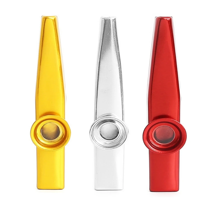 Kovové kazoo s 10 flautovými membránami úst kazoo hudobné nástroje spoločník dropshipping