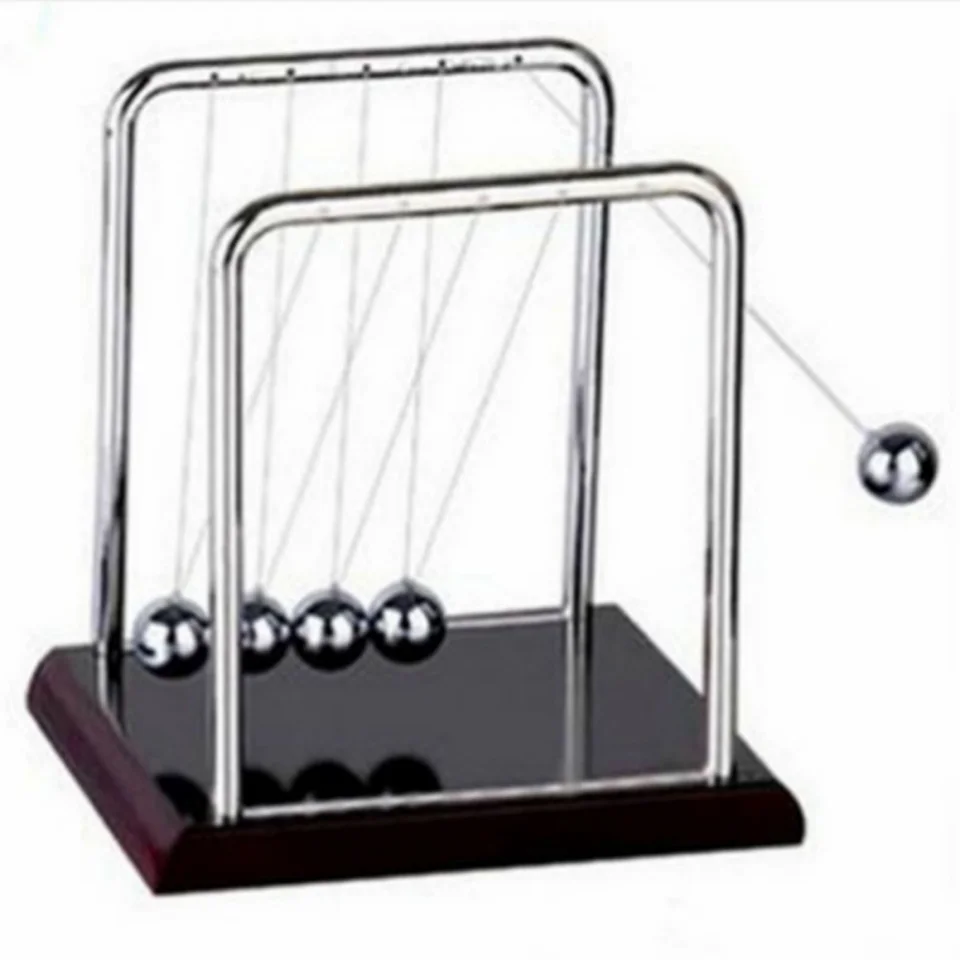 Kovové kyvadlo guľa Moderný večný pohyb strojov Newton's Pendulum vyvážená oceľové gule domáca kancelária dekorácia Ozdob